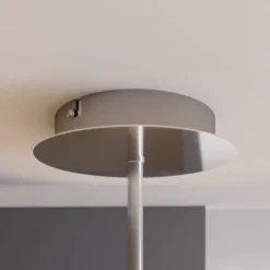 Lindby LED-Deckenleuchte Gunda, weiß, Glas, Ø 48 cm, dimmbar