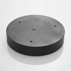 Lindby LED-Deckenleuchte Kambia, 55 cm, schwarz/gold, Metall