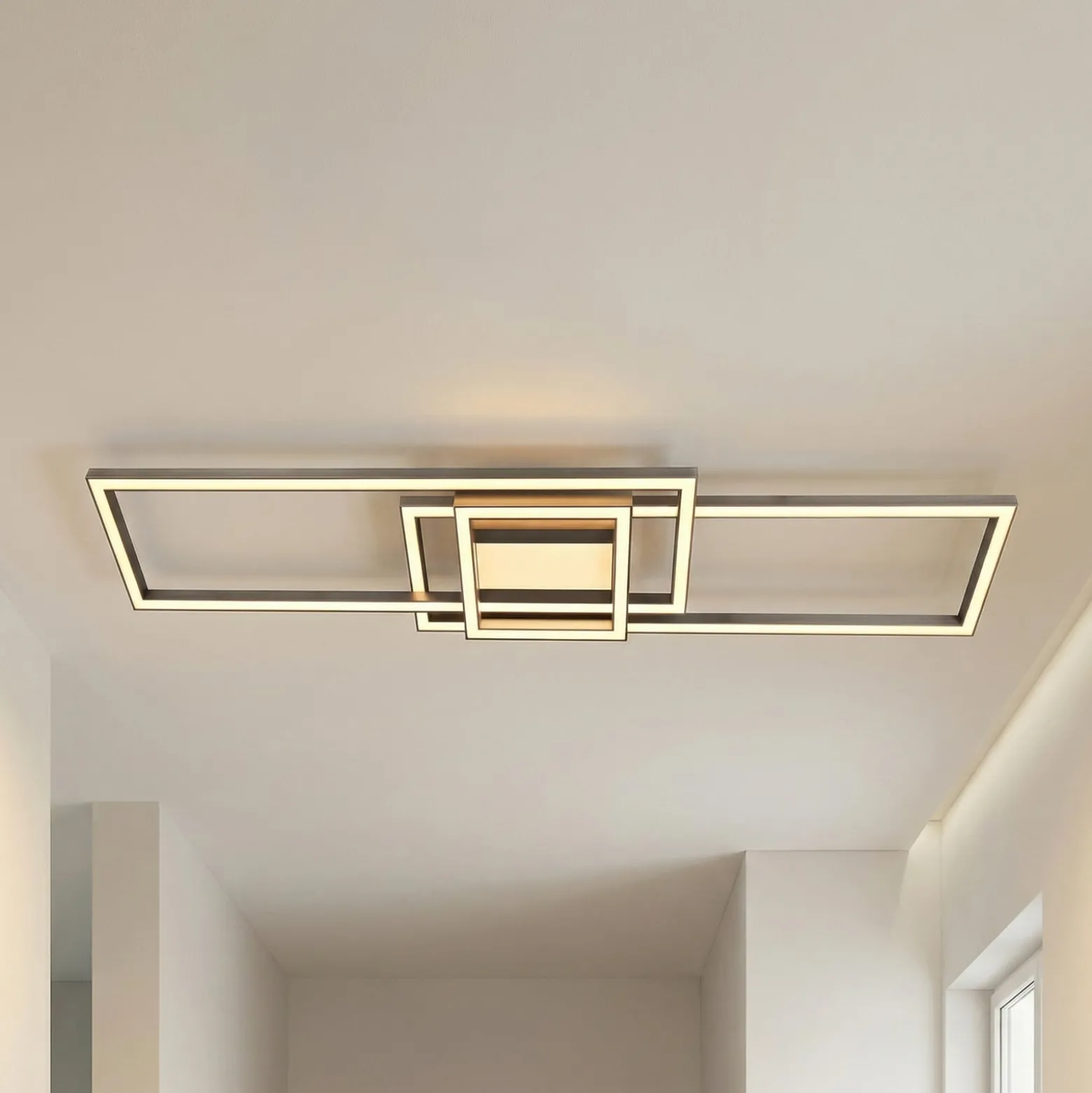 Lindby LED-Deckenleuchte Mairin, CCT, Fernbedienung, dimmbar