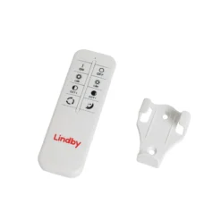 Lindby LED-Deckenleuchte Milada, Eiche, CCT, Fernbedienung