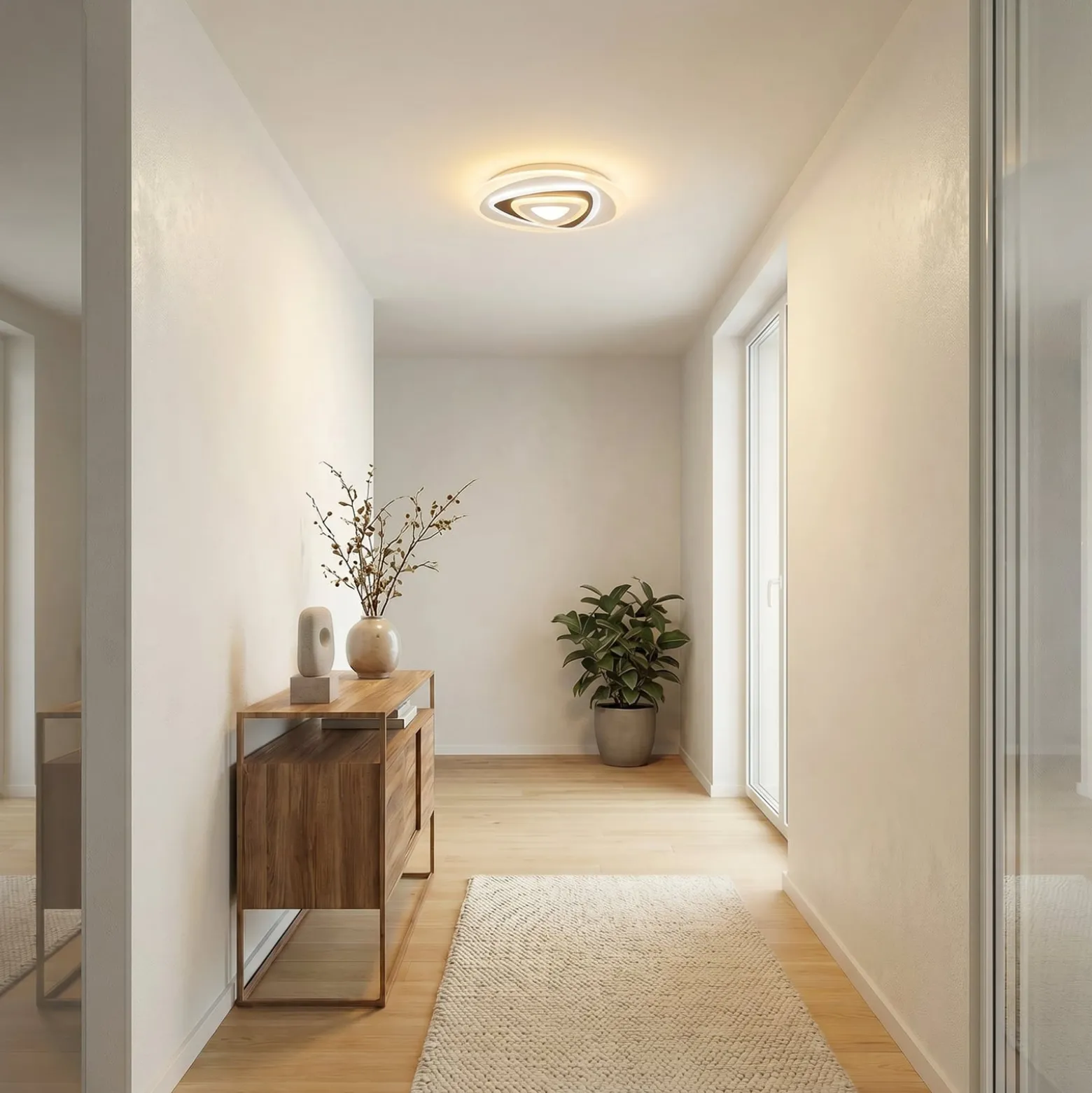 Lindby LED-Deckenleuchte Rebeka, Ø 50 cm, CCT, Fernbedienung