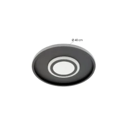 Lindby LED-Deckenleuchte Selian, dimmbar, Infinity Tunnel