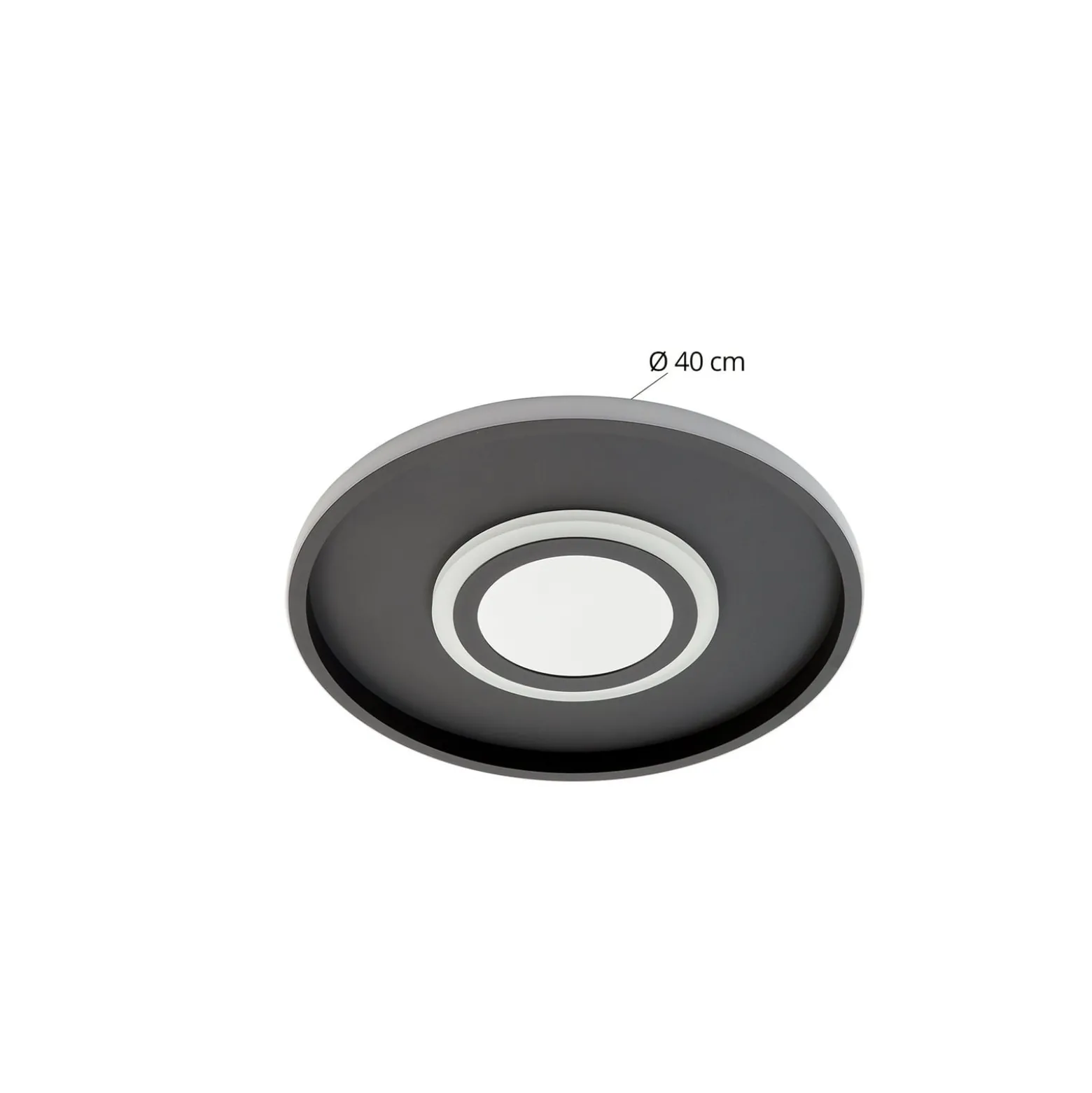 Lindby LED-Deckenleuchte Selian, dimmbar, Infinity Tunnel