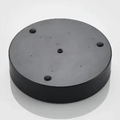 Lindby LED-Deckenleuchte Simera, Ø 30 cm, schwarz, dimmbar