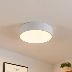 Lindby LED-Deckenleuchte Simera, Ø 30cm, weiß, dimmbar