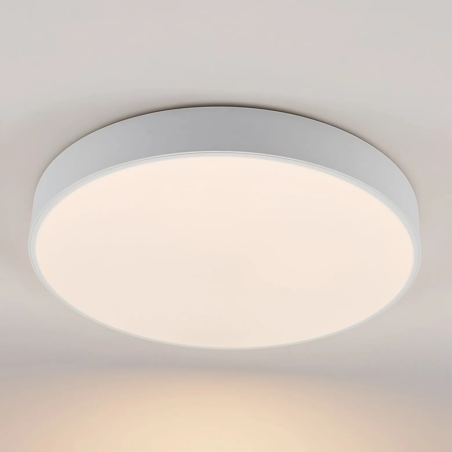 Lindby LED-Deckenleuchte Simera, Ø 50cm, weiß, dimmbar