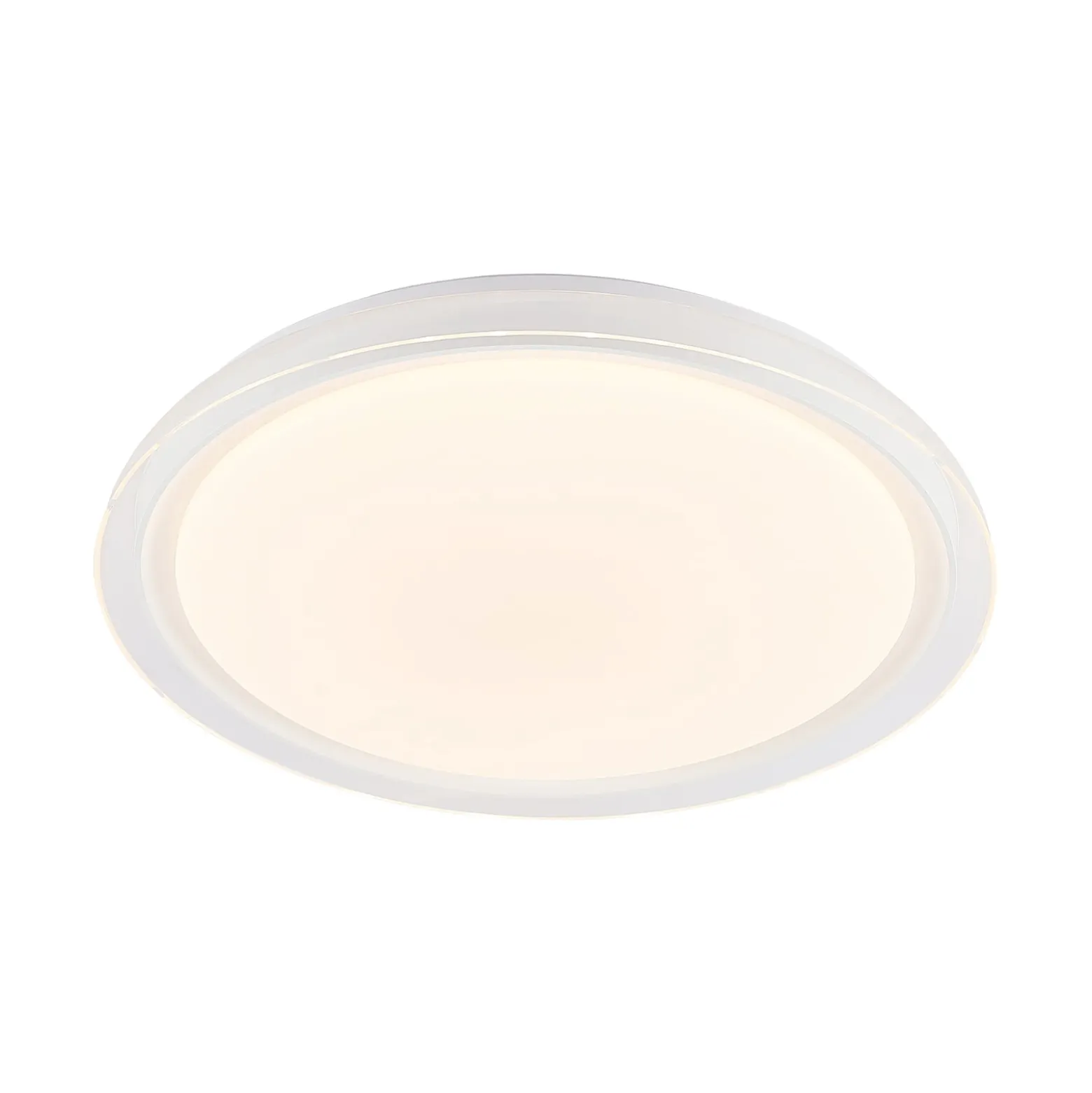 Lindby LED-Deckenleuchte Sleya Ø 50 cm, weiß, CCT, dimmbar