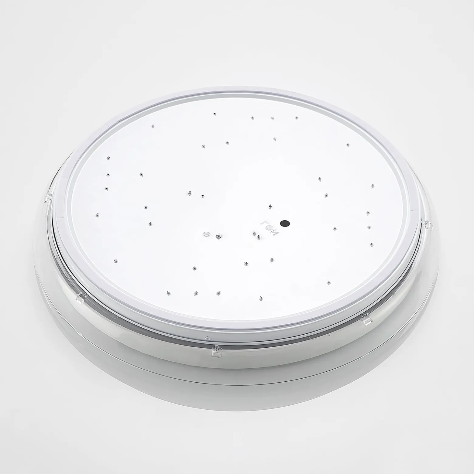 Lindby LED-Deckenleuchte Sleya Ø 50 cm, weiß, CCT, dimmbar
