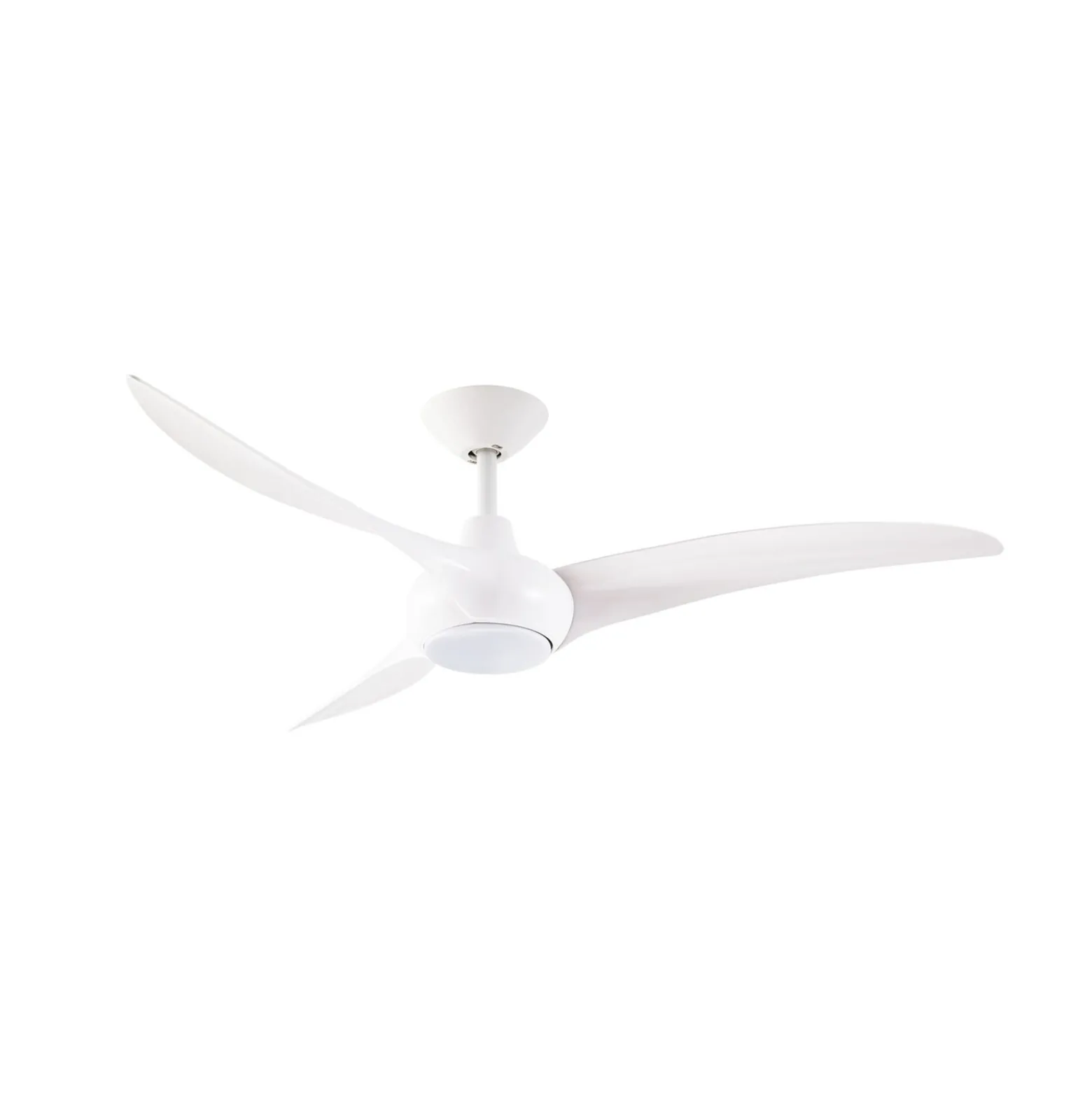 Lindby LED-Deckenventilator Briya, weiß, Ø 116 cm, CCT