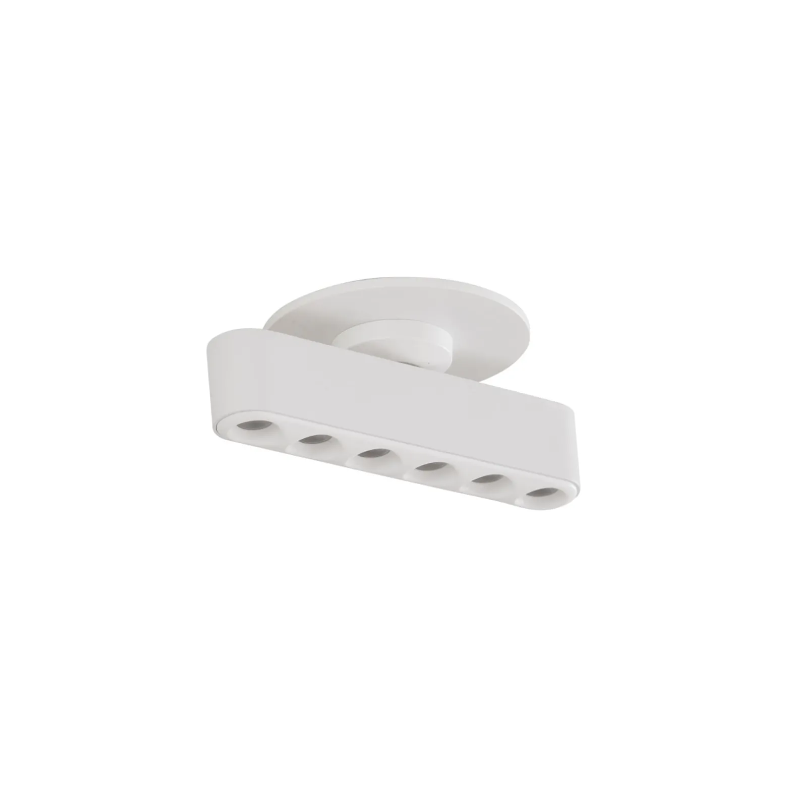Lindby LED-Einbauleuchte Eldrin, weiß, Lichtpunkte, 13,1cm