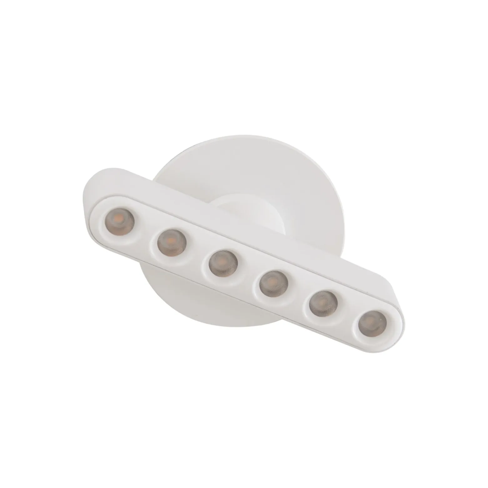 Lindby LED-Einbauleuchte Eldrin, weiß, Lichtpunkte, 13,1cm