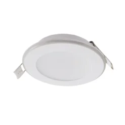Lindby LED-Einbauleuchte Toka, 6,5 W, weiß, Kunststoff, CCT