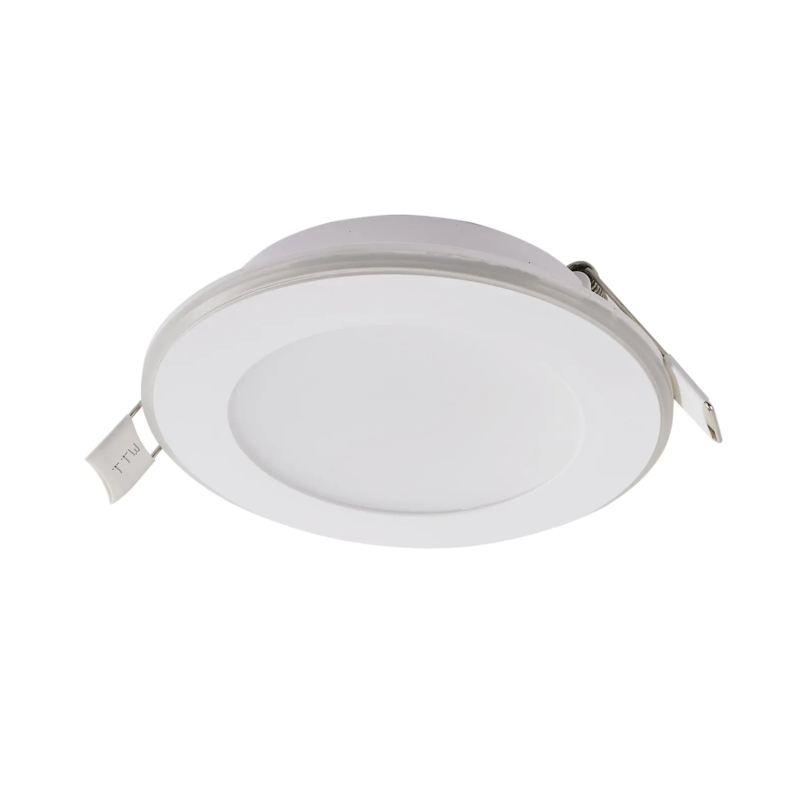 Lindby LED-Einbauleuchte Toka, 6,5 W, weiß, Kunststoff, CCT
