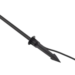 Lindby LED-Erdspießleuchte Darleen, anthrazit, Metall, Ø10cm