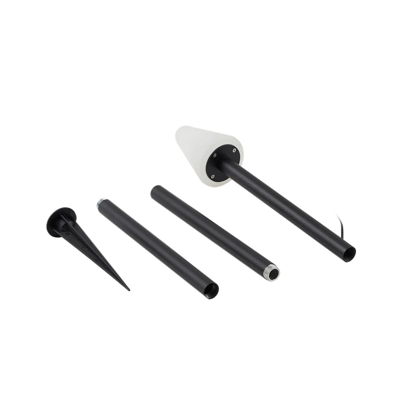 Lindby LED-Erdspießleuchte Selinda, schwarz, Höhe 100 cm