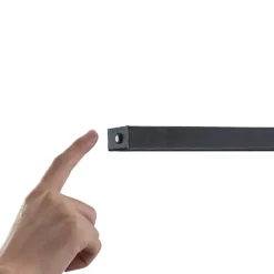 Lindby LED-Hängelampe Arneja, schwarz, CCT, höhenverstellbar