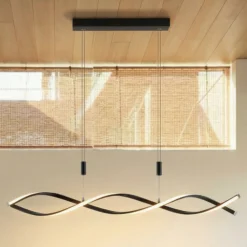 Lindby LED-Hängeleuchte Welina, 107 cm, dimmbar, verstellbar
