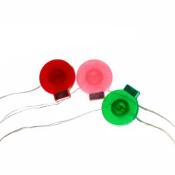Lindby LED-Lichterkette Motje, Kugeln, rot, grün, 320 cm