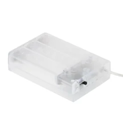Lindby LED-Lichterkette Motje, Kugeln, rot, grün, 320 cm