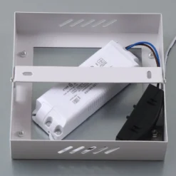 Lindby LED-Panel Enhife, weiß, 30 x 30 cm, Metall, 4.000 K