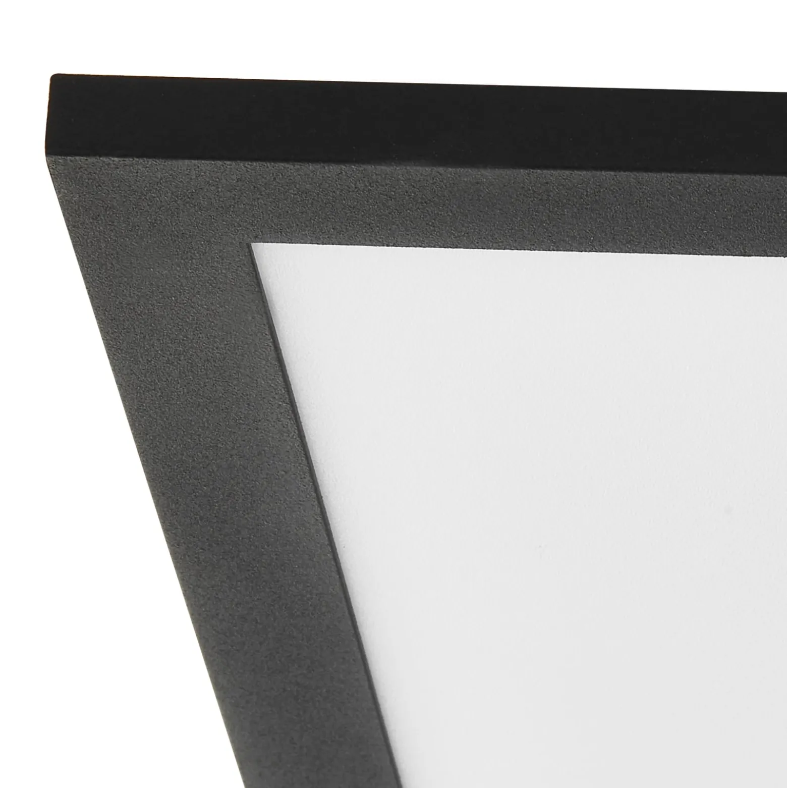 Lindby LED-Panel Lamin, schwarz, 120cm, CCT, dimmbar, Remote
