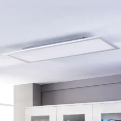 Lindby LED-Panel Livel, CCT, 120 cm x 30 cm, Fernbedienung