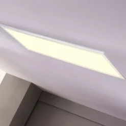 Lindby LED-Panel Livel, CCT, 120 cm x 30 cm, Fernbedienung