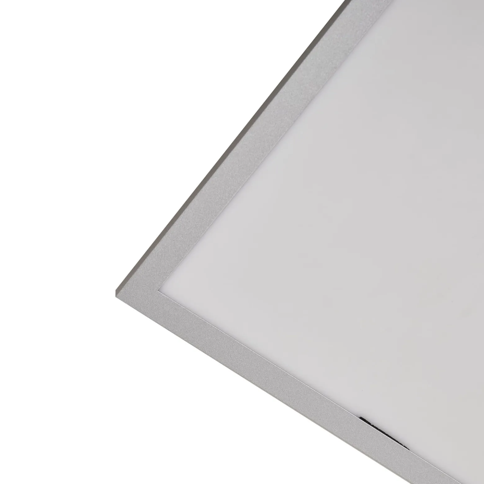 Lindby LED-Panel Livel, 4000K, 40 cm x 40 cm, silber, Metall