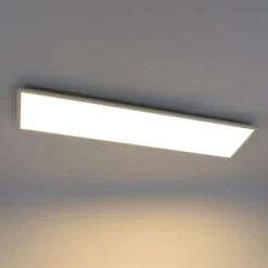 Lindby LED-Panel Luay, 120 x 30 cm, CCT, Remote, dimmbar