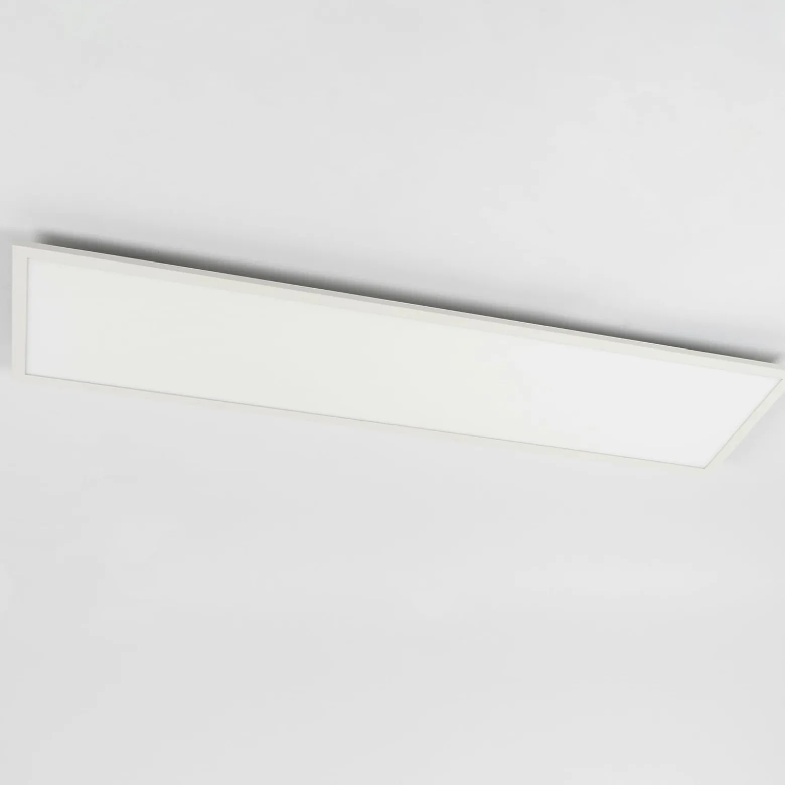 Lindby LED-Panel Luay, 120 x 30 cm, CCT, Remote, dimmbar