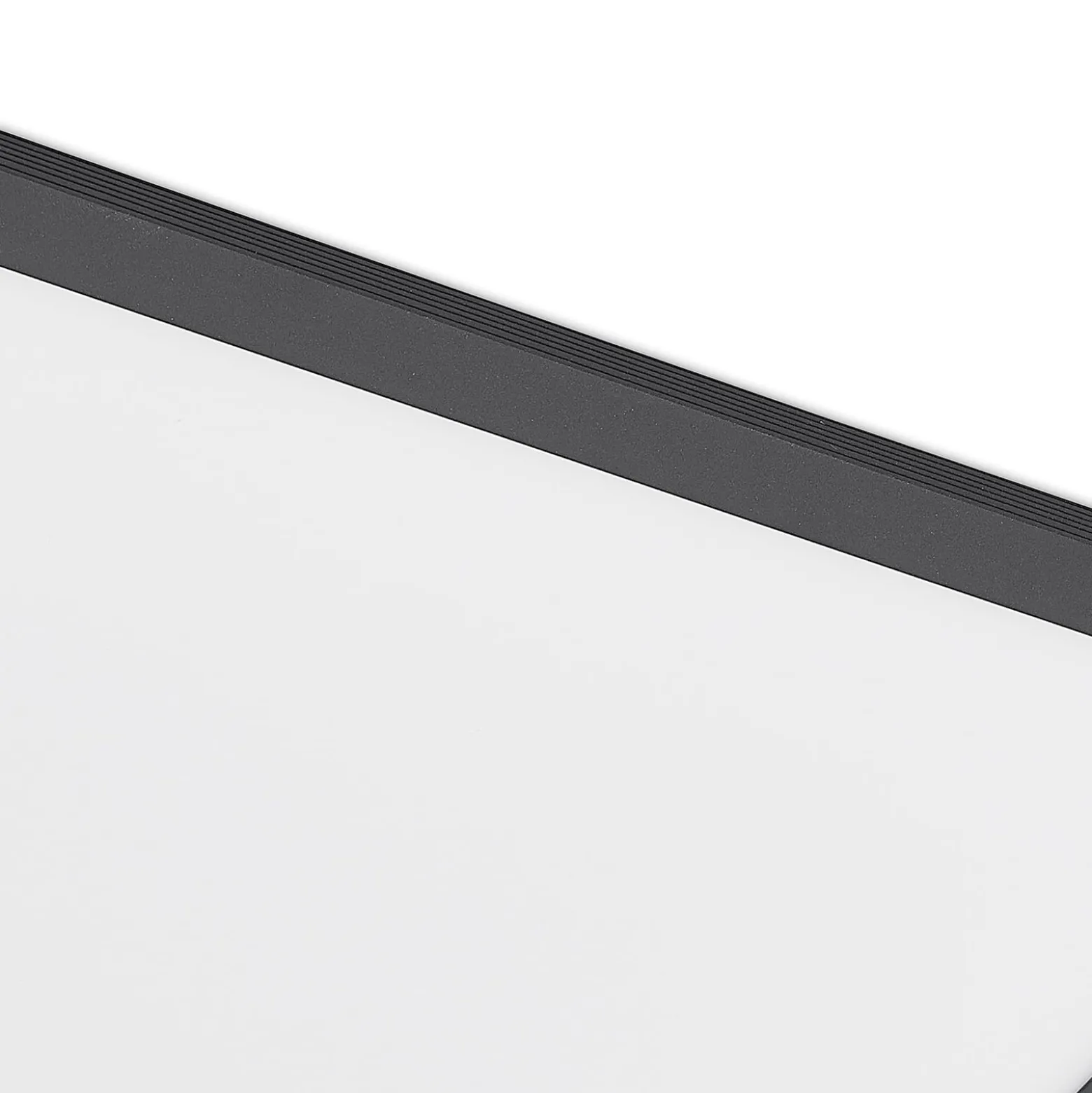 Lindby LED-Panel Nelios, 40 x 40 cm, 4.000K, schwarz, Metall
