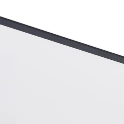 Lindby LED-Panel Nelios, 120 x 60 cm, 4000K, schwarz, Metall