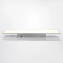 Lindby LED-Panel Quais, 80 x 30 cm, weiß, Metall, 4.000K