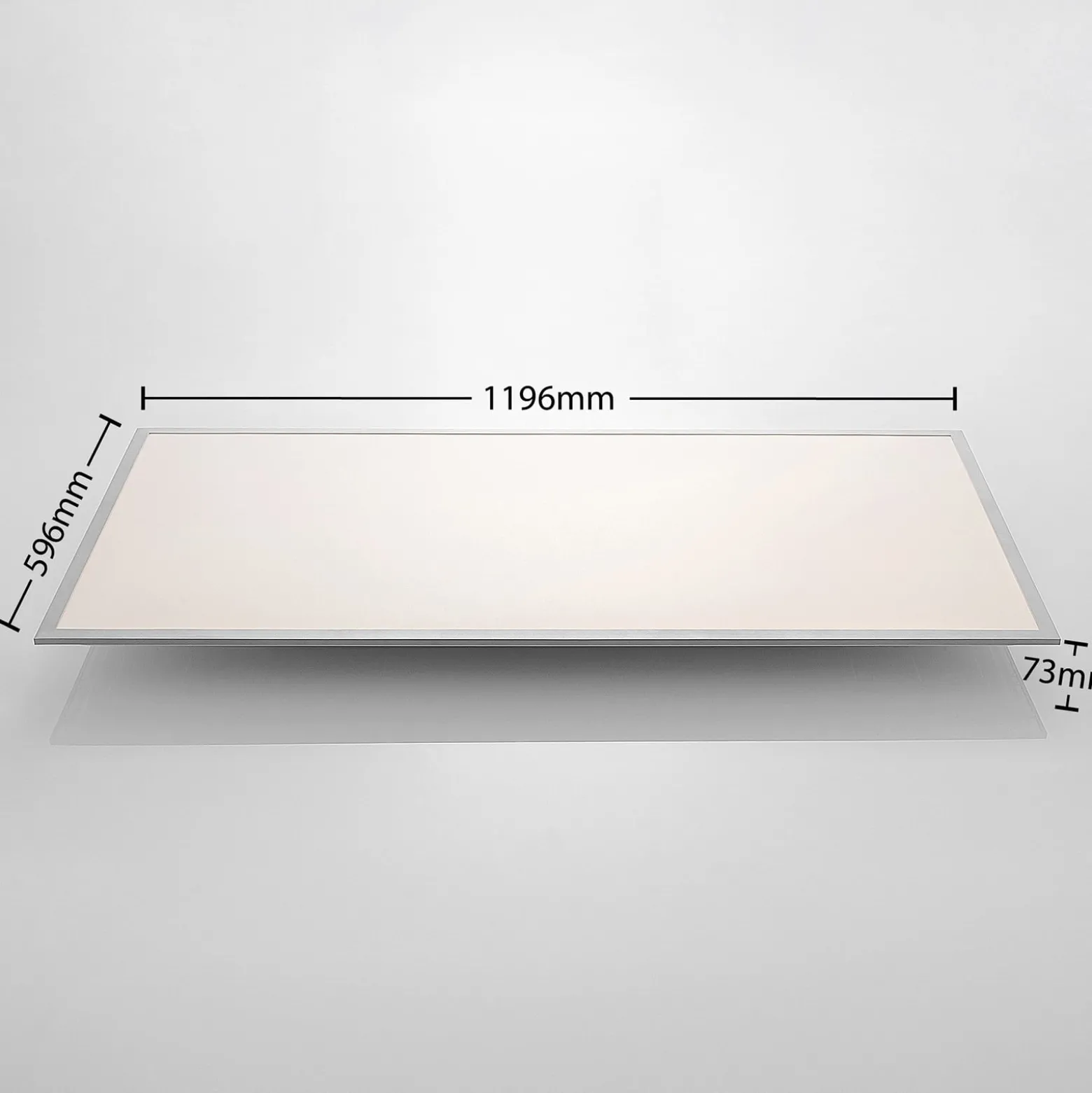 Lindby LED-Panel Stenley, CCT, 120 cm x 60 cm, dimmbar