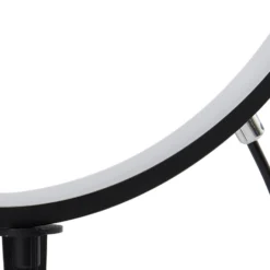 Lindby LED-Solar-Erdspießleuchte Syrene, 45 cm, schwarz, Alu