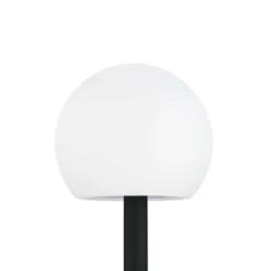 Lindby LED-Solarlampen Lago, RGBW, 3er-Set, Kugeln, Erdspieß