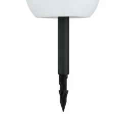 Lindby LED-Solarlampen Lago, RGBW, 3er-Set, Kugeln, Erdspieß