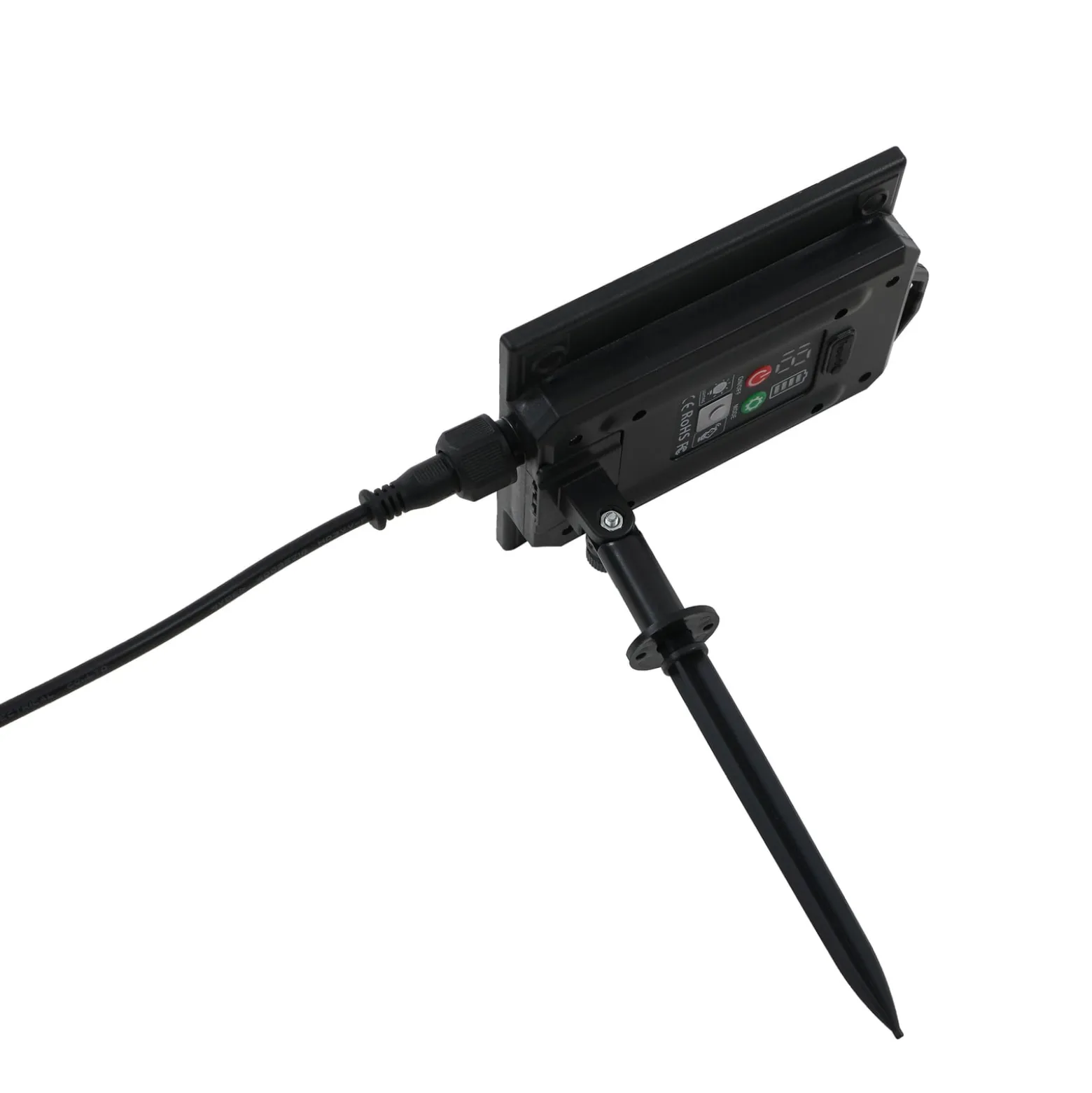 Lindby LED-Solarleuchte Freydis, 5er-Set, schwarz, 2.000 K