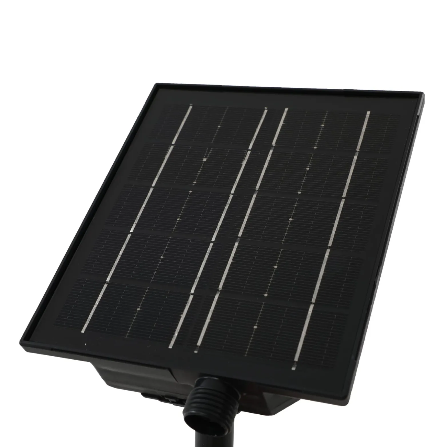 Lindby LED-Solarleuchte Sabriel, kurvig, schwarz, Alu, 3000K