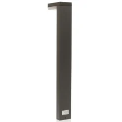Lindby LED-Solar-Pollerleuchte Chioma, anthrazit, Sensor