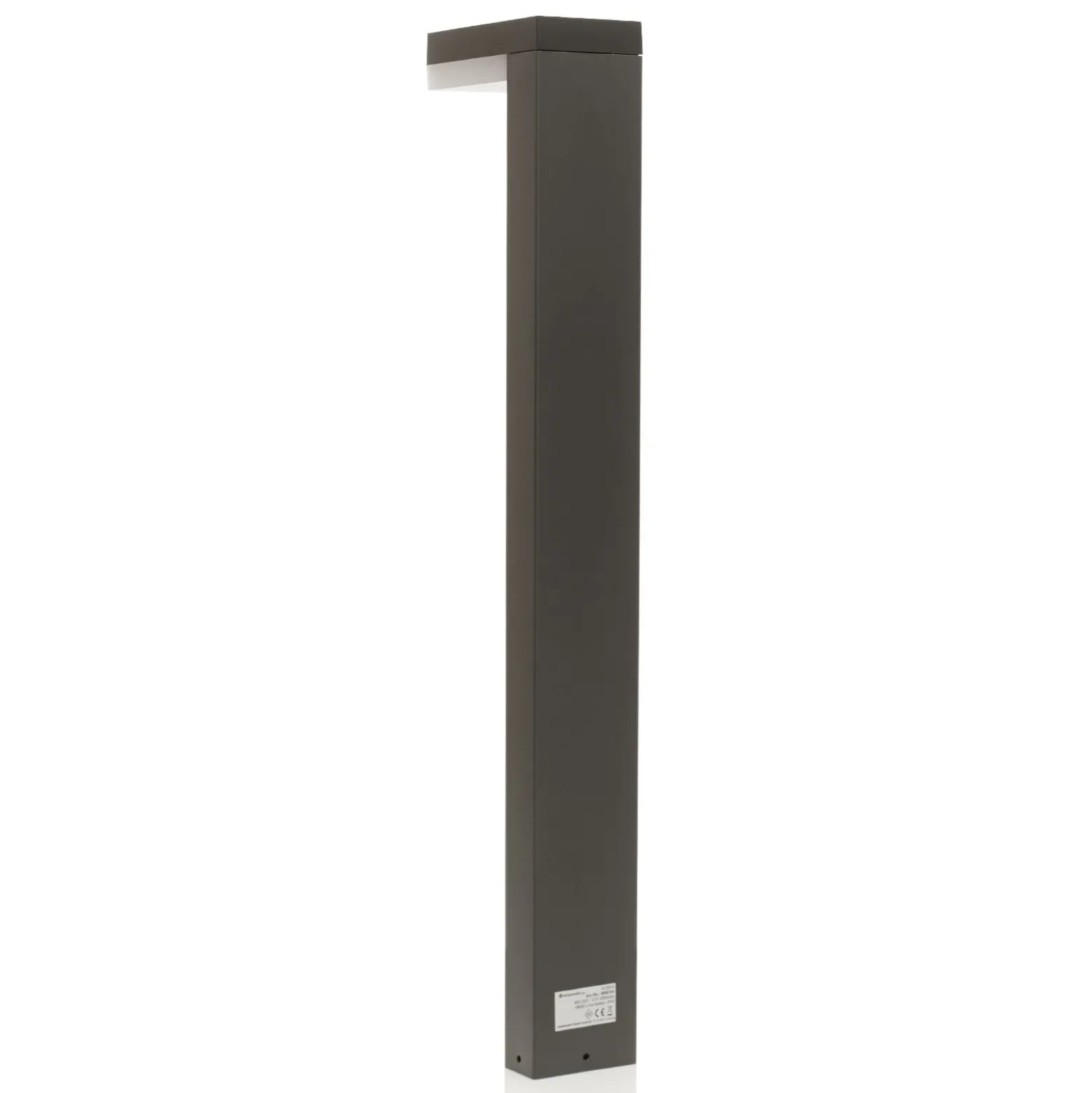 Lindby LED-Solar-Pollerleuchte Chioma, anthrazit, Sensor