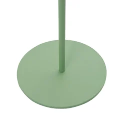 Lindby LED-Solar-Stehleuchte Hilario, grün, Eisen, Akku