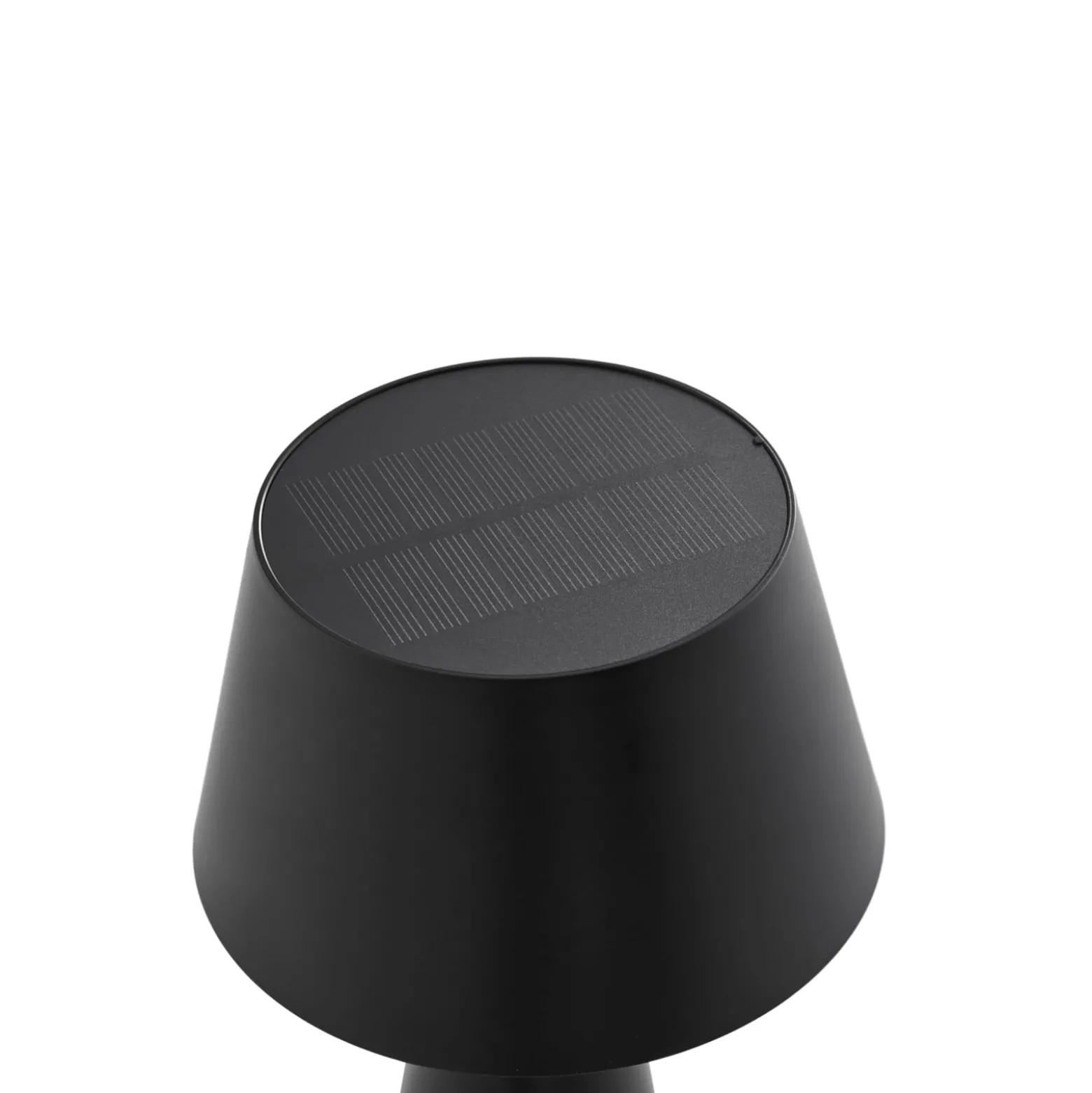 Lindby LED-Solartischlampe Lirinor schwarz Kunststoff 13 cm