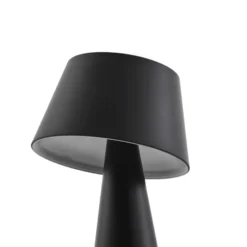 Lindby LED-Solartischlampe Lirinor schwarz Kunststoff 13 cm