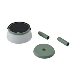 Lindby LED-Solar-Tischleuchte Mikkel, grün, dimmbar