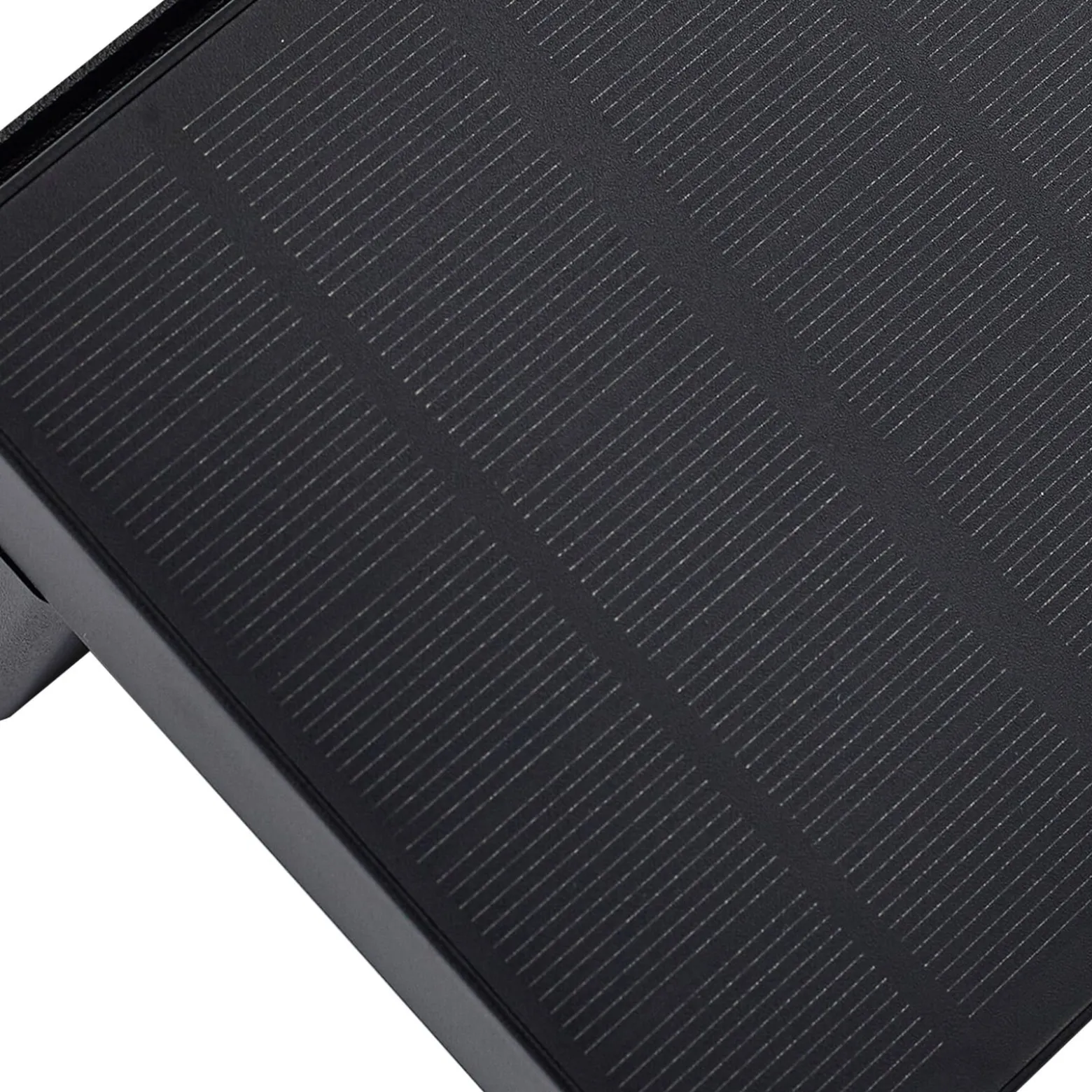 Lindby LED-Solarwandlampe Eleazar, schwarz, Sensor