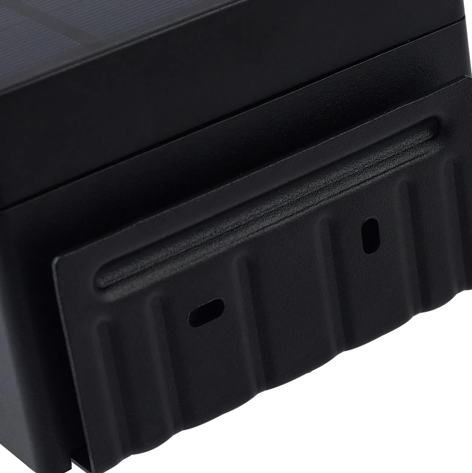 Lindby LED-Solarwandlampe Eleazar, schwarz, Sensor