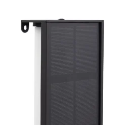 Lindby LED-Solar-Wandleuchte Laarni, dimmbar, IP54, schwarz