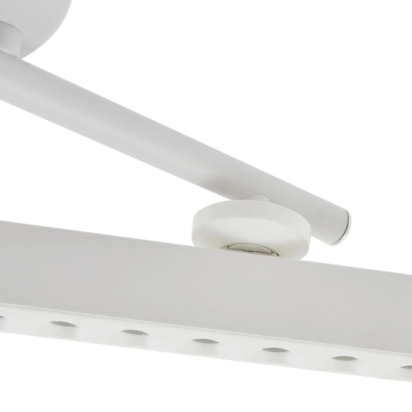 Lindby LED-Strahler Eldrin, weiß, 2-flg., Lichtpunkte