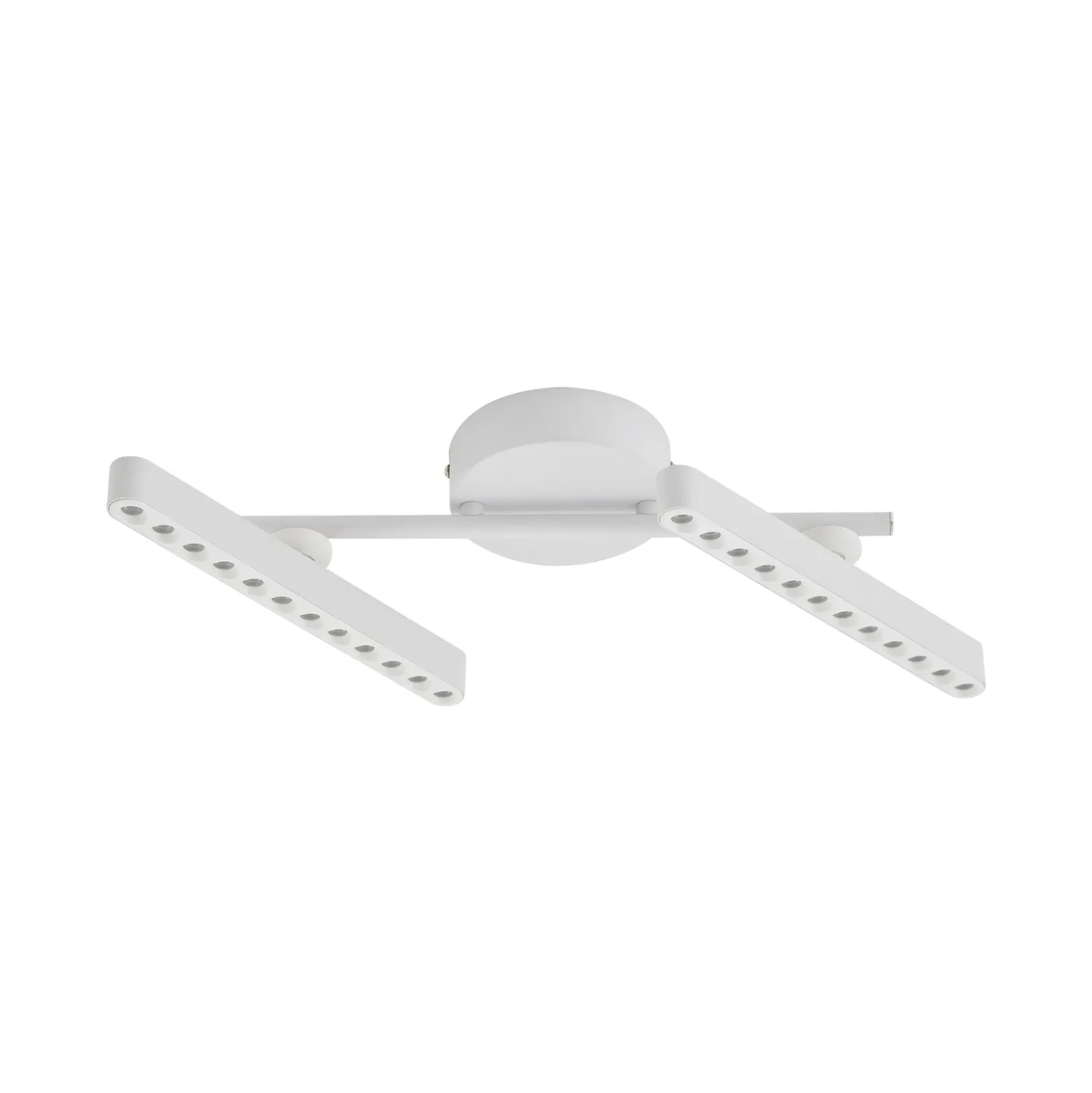 Lindby LED-Strahler Eldrin, weiß, 2-flg., Lichtpunkte